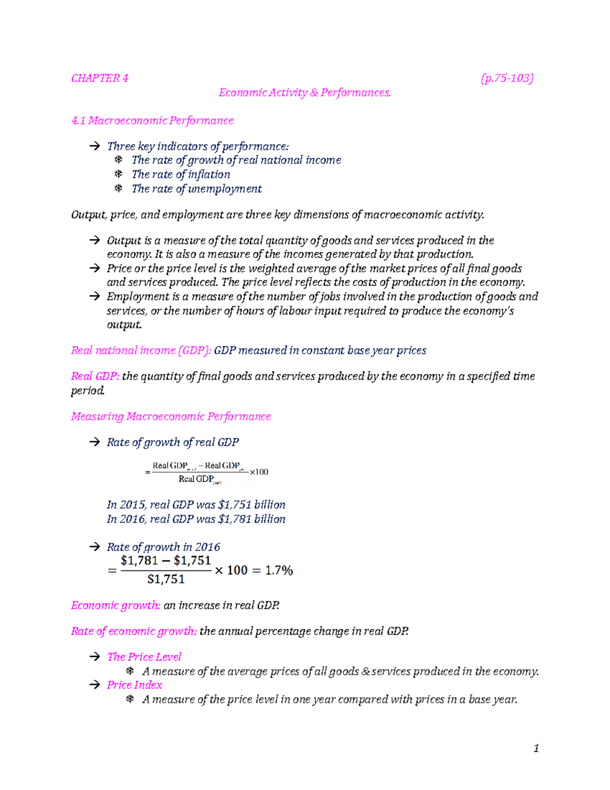Chapter 4- Economic Activity & Performances (p - CHAPTER 4 Economic ...