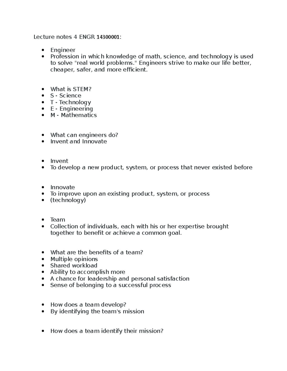 Lecture notes 4 ENGR 14300001 - Lecture notes 4 ENGR 14300001 ...