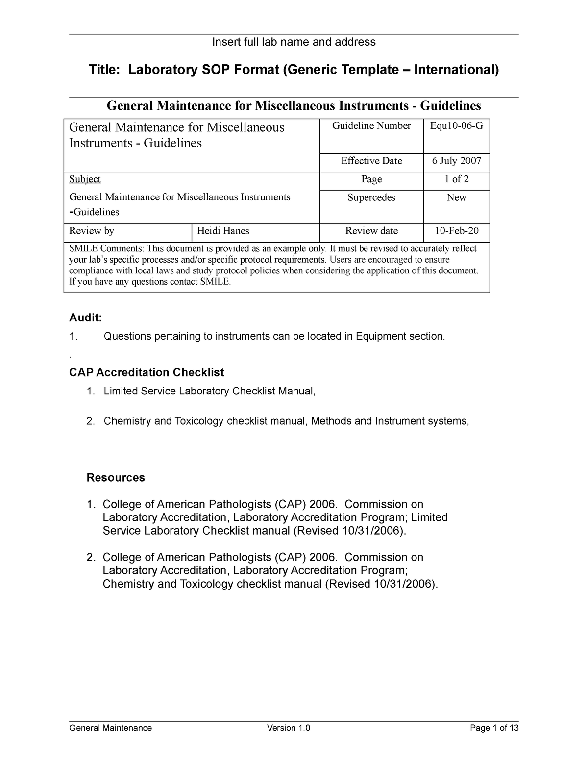 Equ10-06 Gen Maint Misc Instrv 1 Equ10-06 Gen Maint Misc Instrv 1Equ10 