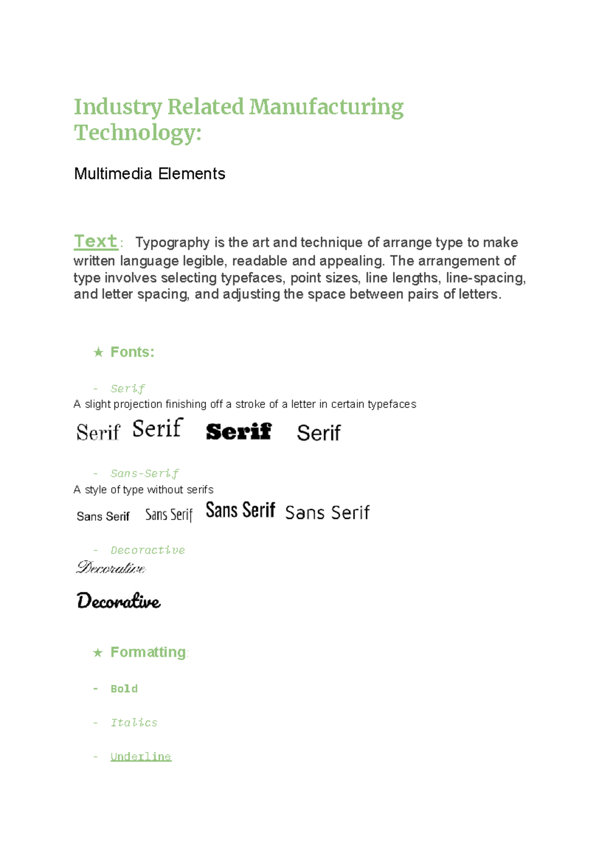 Industrial Technology Multimedia Elements - Industry Related ...