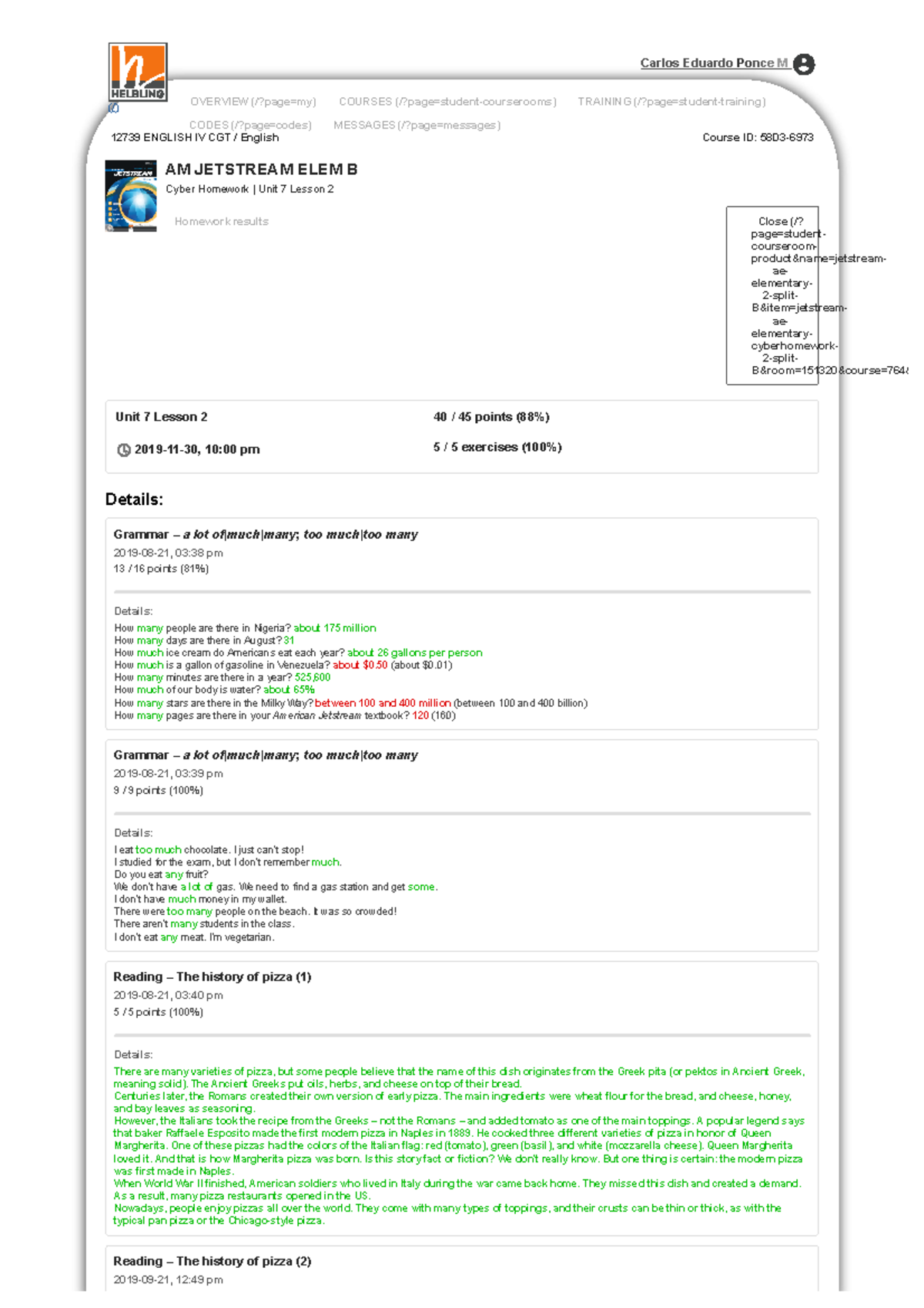 438851584-Homework-Results-Unit-7-Lesson-02 - / AM JETSTREAM ELEM B ...