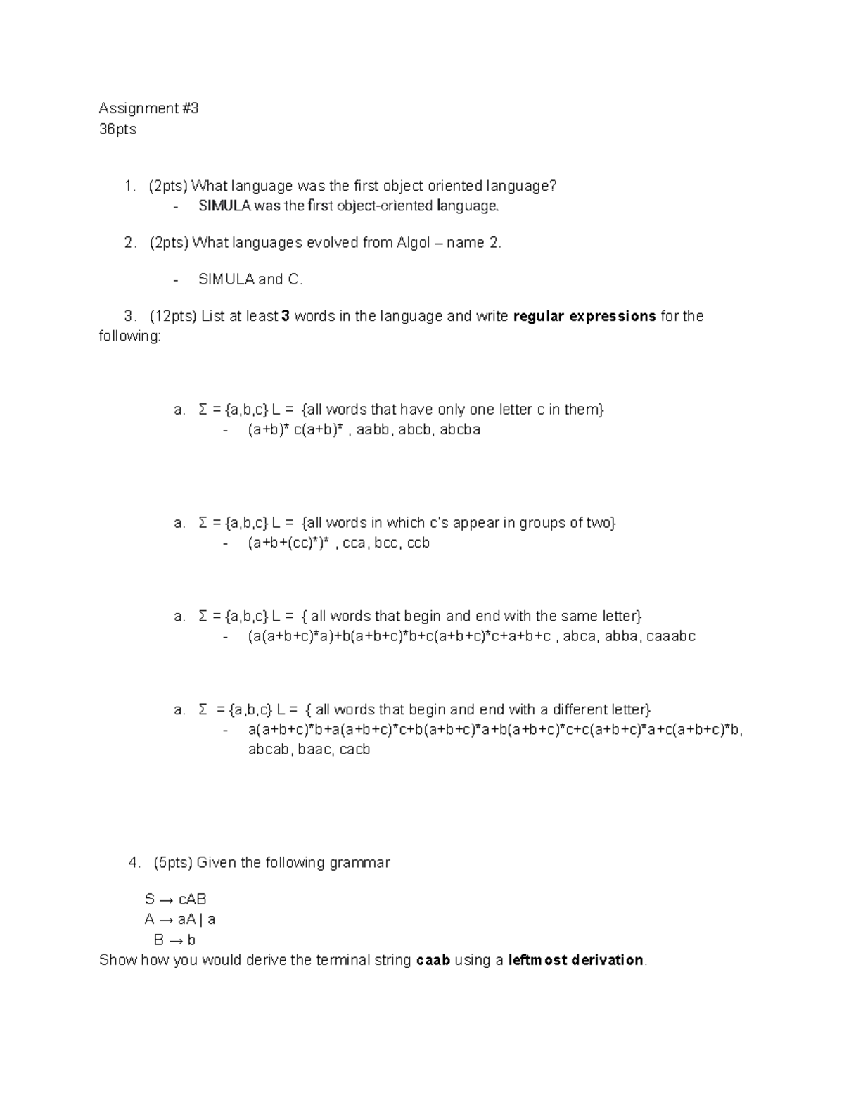 assignment 3 language models auto complete