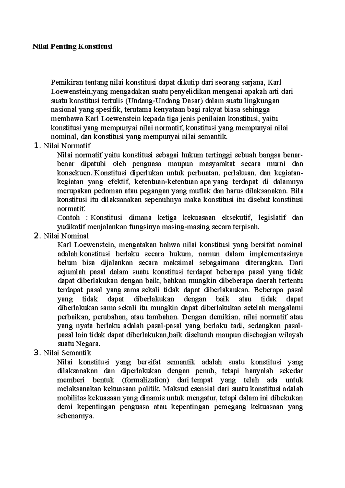 File17 - Note - Nilai Penting Konstitusi Pemikiran tentang nilai ...