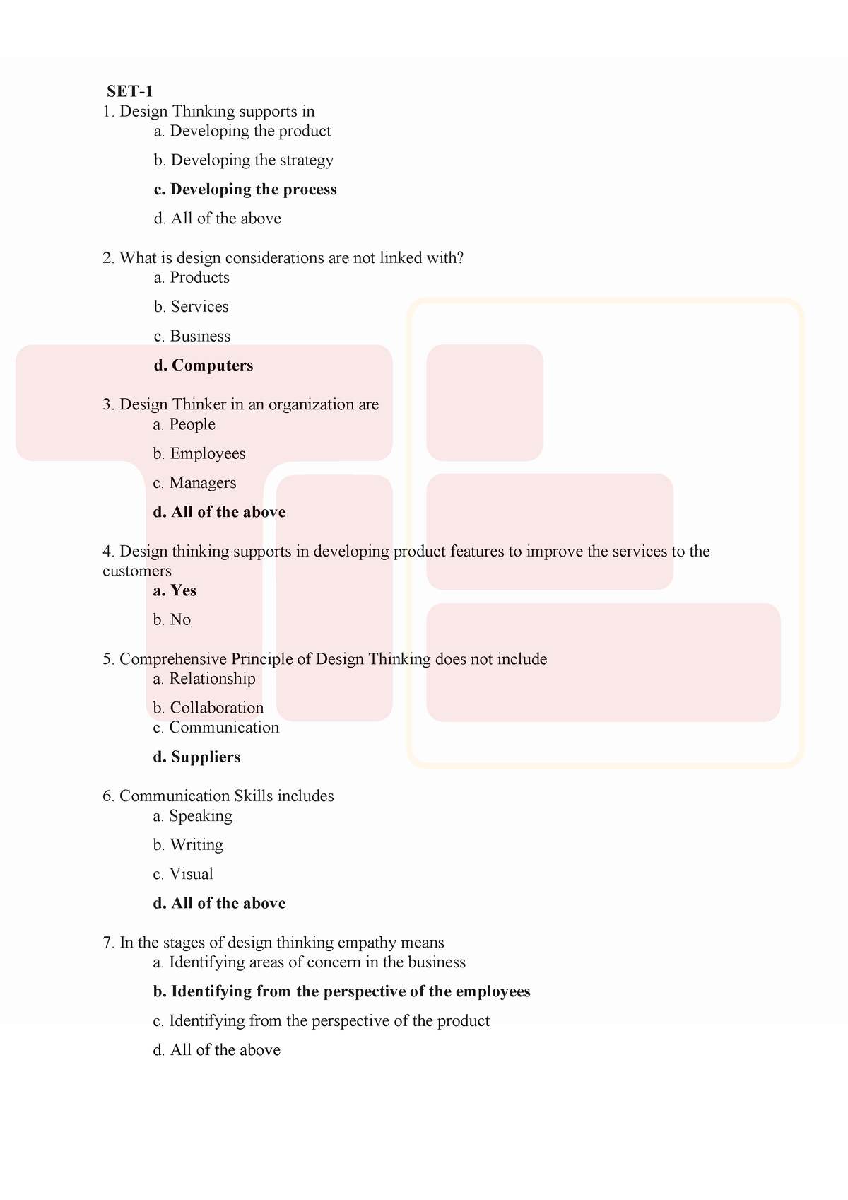 VTU Model Question Answers (1)pdf - SET- Design Thinking Supports In A ...