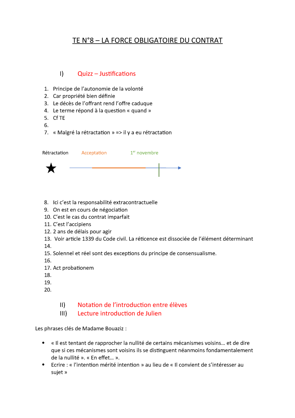 dissertation juridique la force obligatoire de la loi