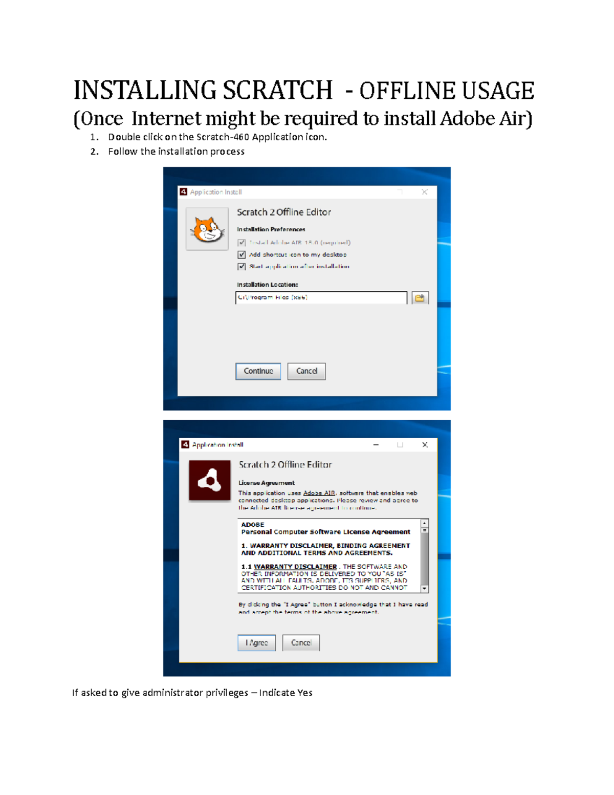 Quick+guide+-+Scratch+group+project+-+Ifs131 2 - IFS 132 - INSTALLING ...