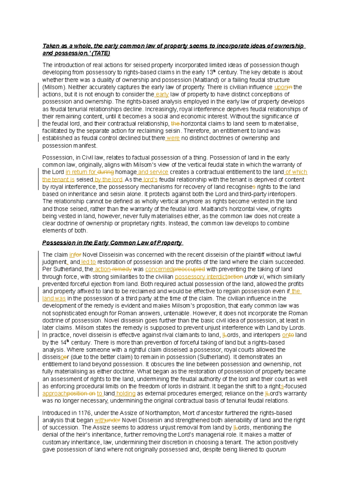 land law essay questions