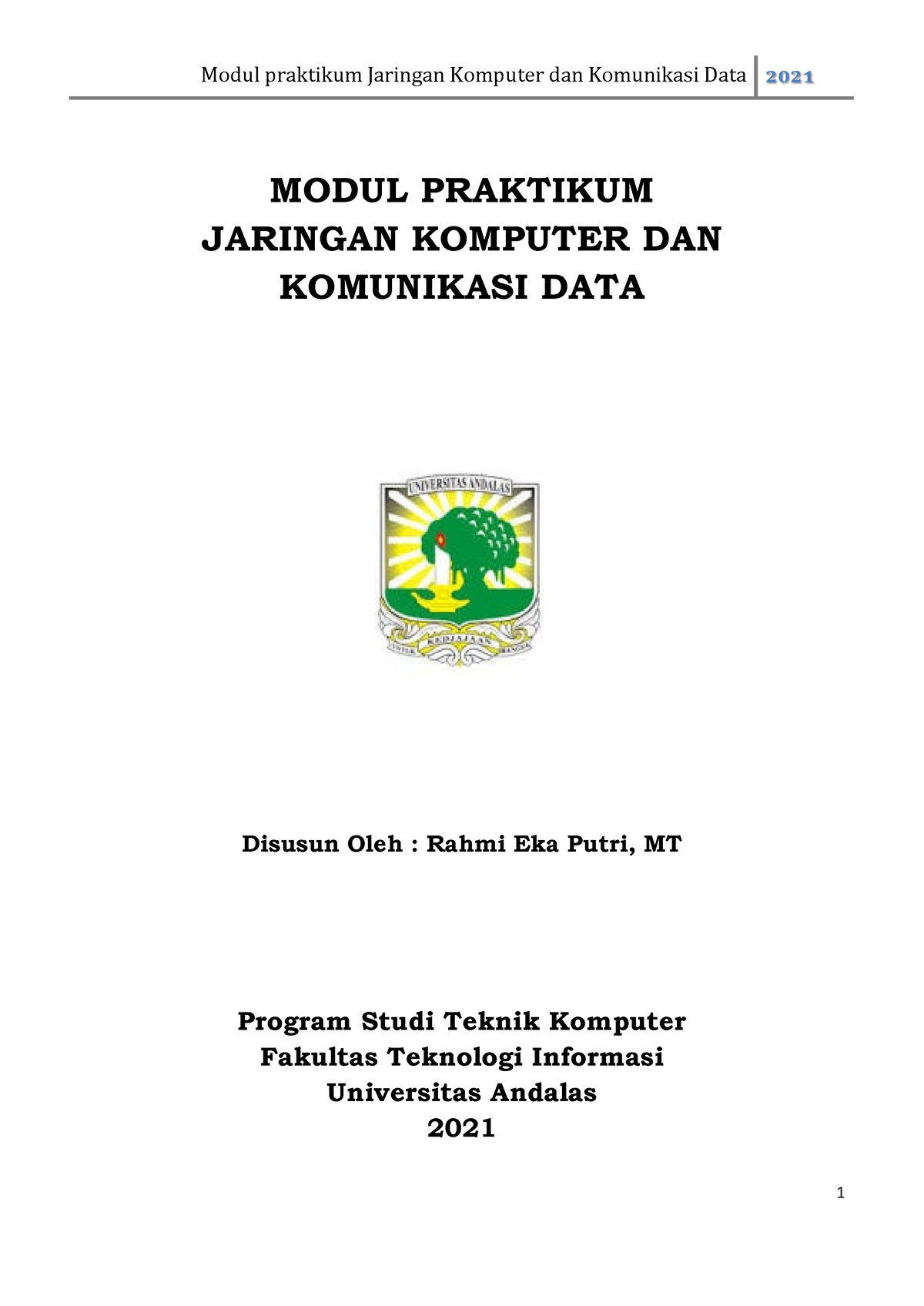 Modul 3 Praktikum Jaringan Komputer Dan Komunikasi Data - MODUL ...