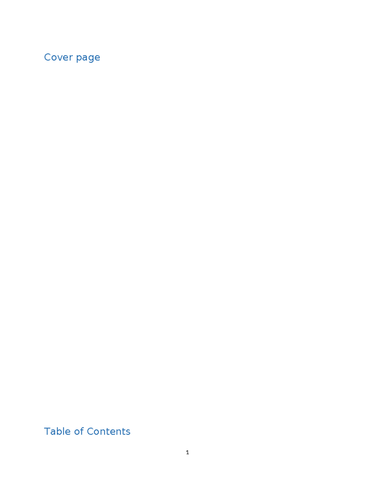 Assignment final - Organizational diagnosis - Cover page Table of ...
