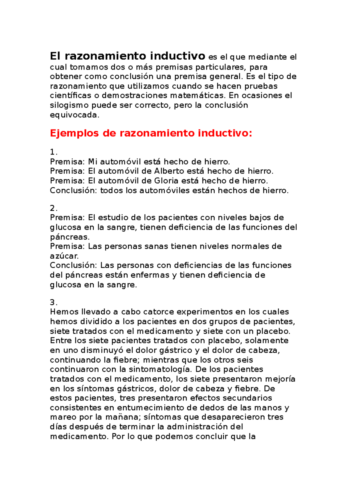 Inductivo Deductivo - COMENTARIO DE TEXTO. TIPOS DE TEXTO-1 - El ...