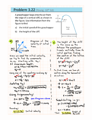Example Car Up Slope - Practice problems with steps and answer for ...