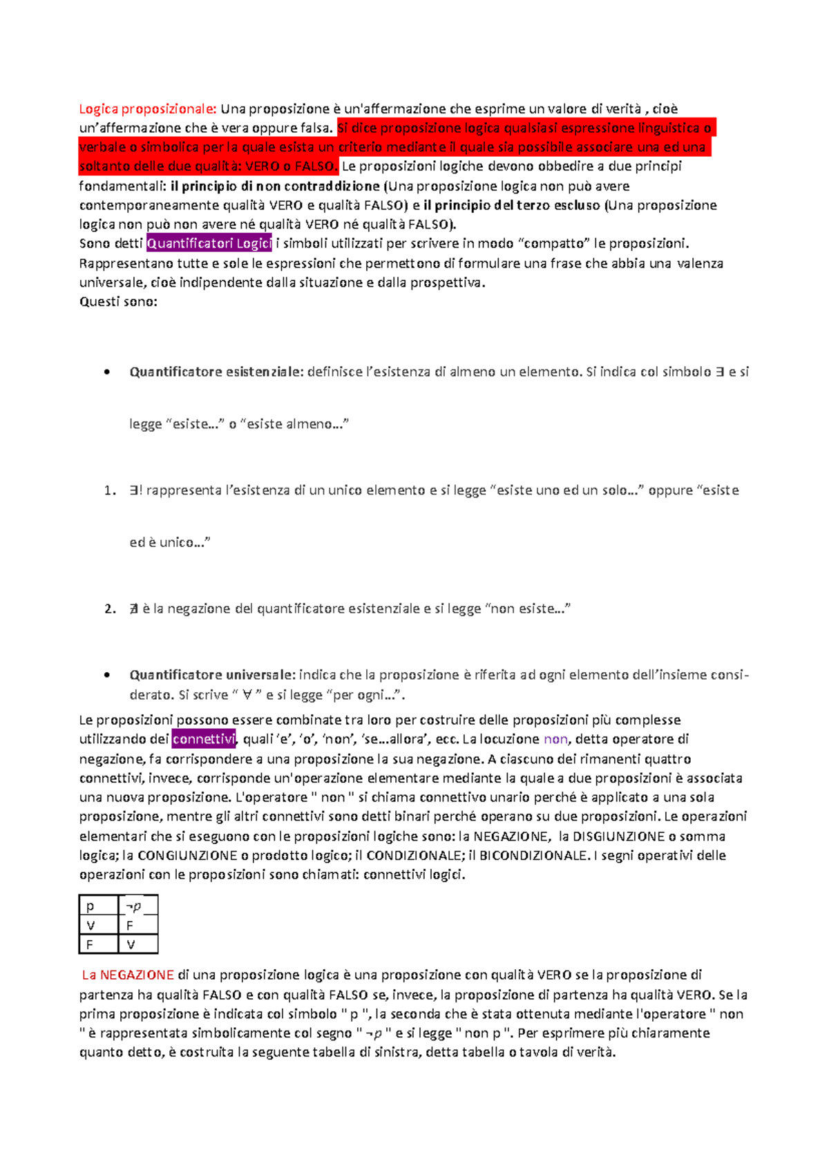 Matematica Esame - Introduzione Di Logica, Poi Analisi: Funzioni ...