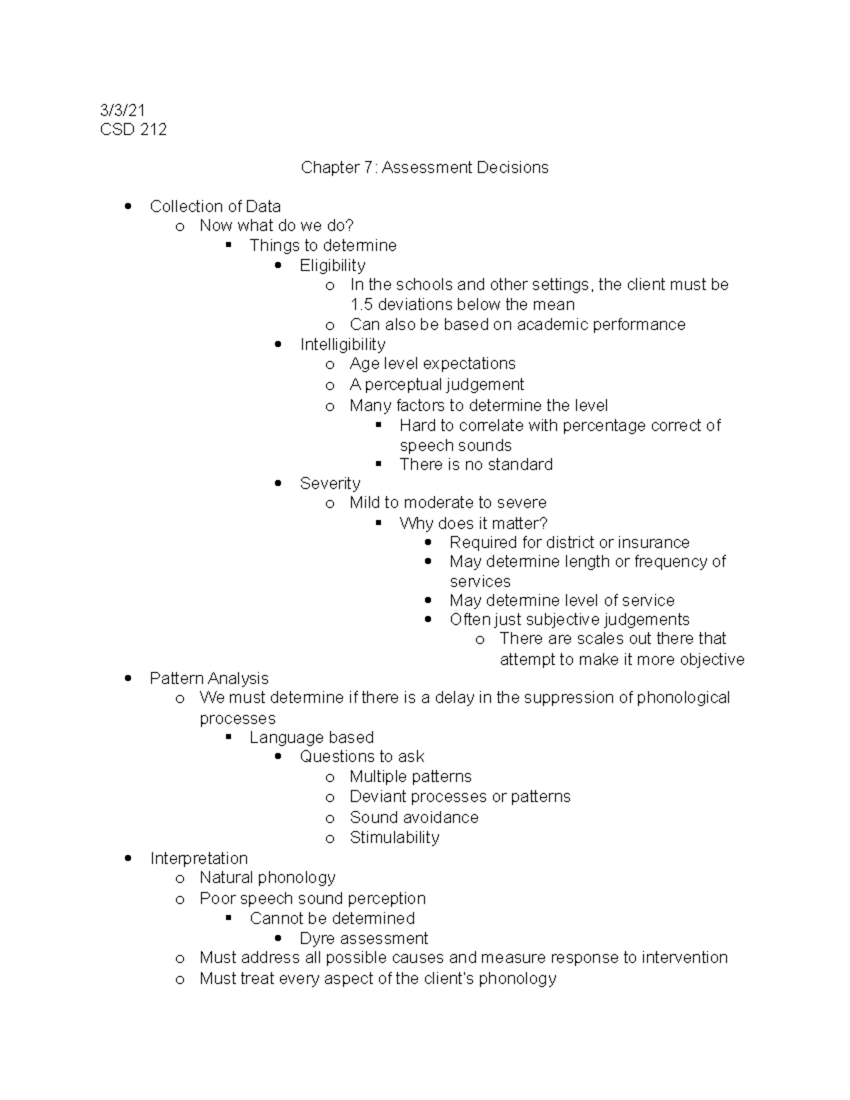Chapter 7 Assessment Decisions 3 3 CSD 212 Chapter 7 Assessment chapter-7-assessment-decisions-3-3-csd-212-chapter-7-assessment