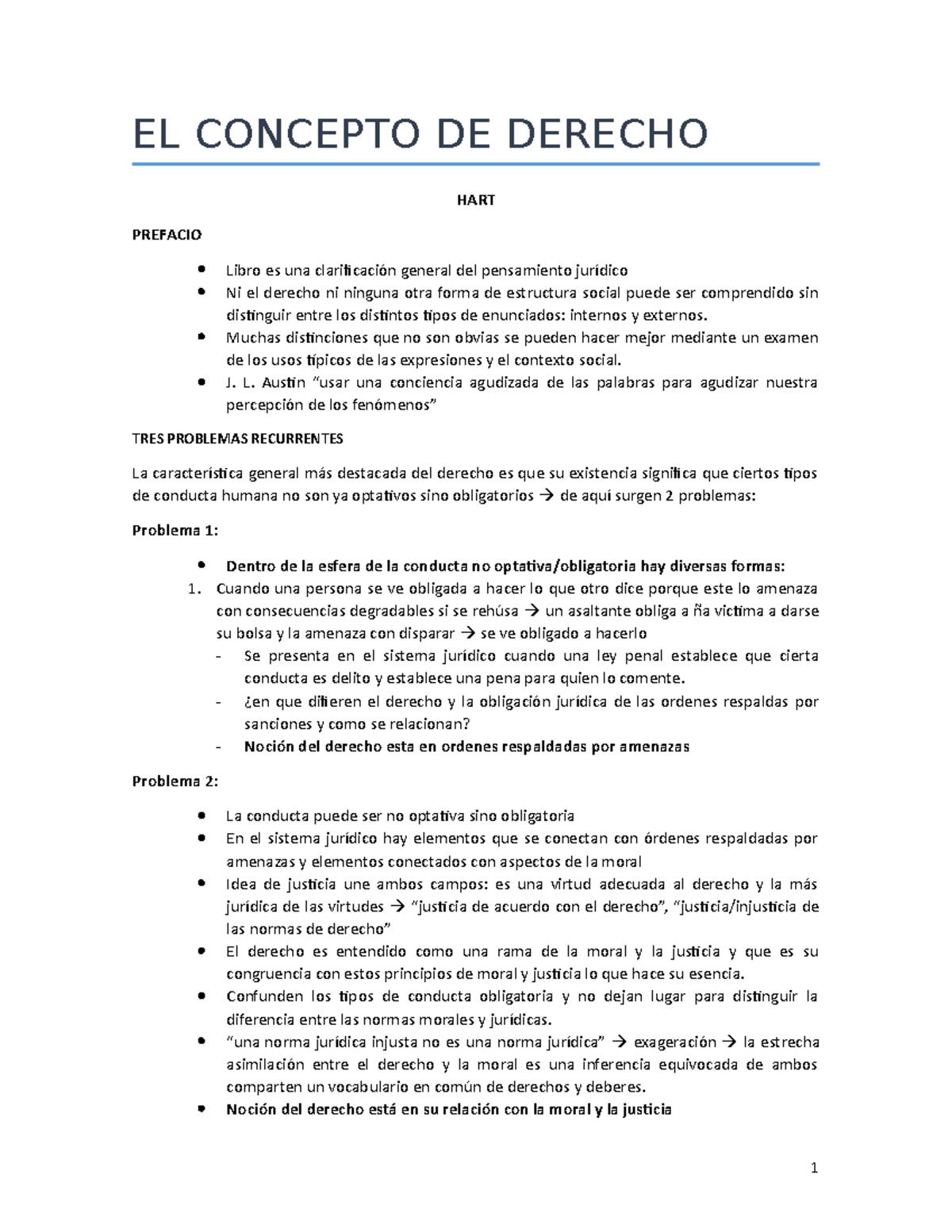 El Concepto De Derecho - EL CONCEPTO DE DERECHO HART PREFACIO Libro Es ...