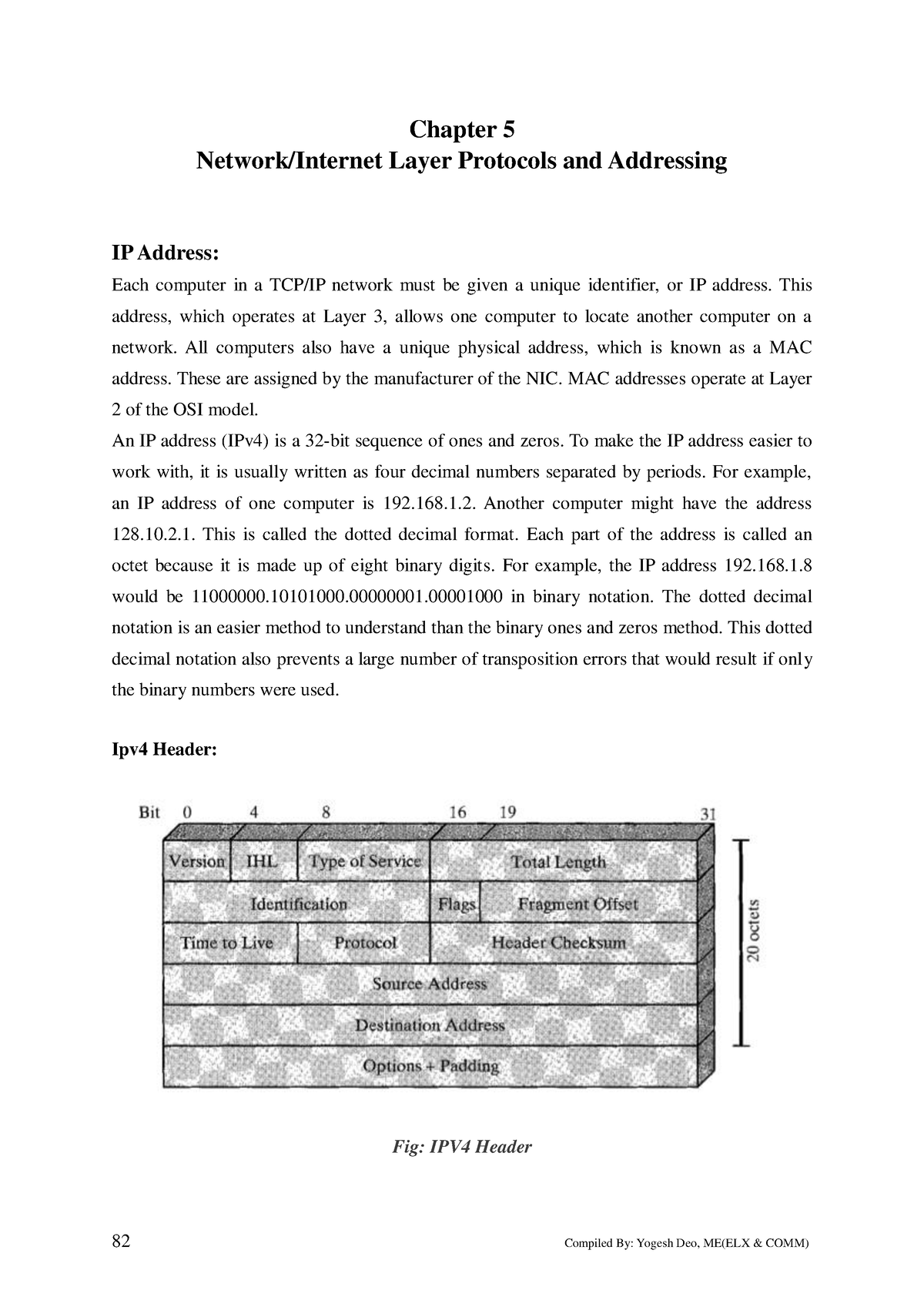 CN Chapter 5 - Chapter 5 Network/Internet Layer Protocols And ...