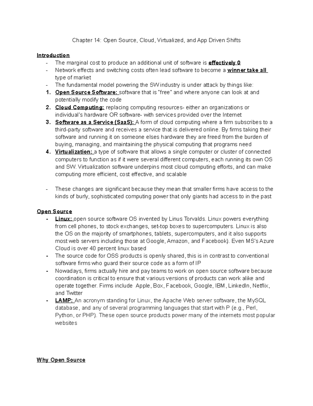 Chapter 14 Open Source, Cloud, Virtualized, and App Driven Shifts ...
