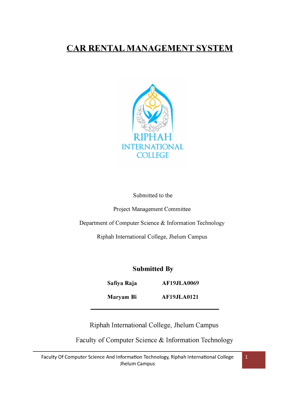 literature review on car rental system project