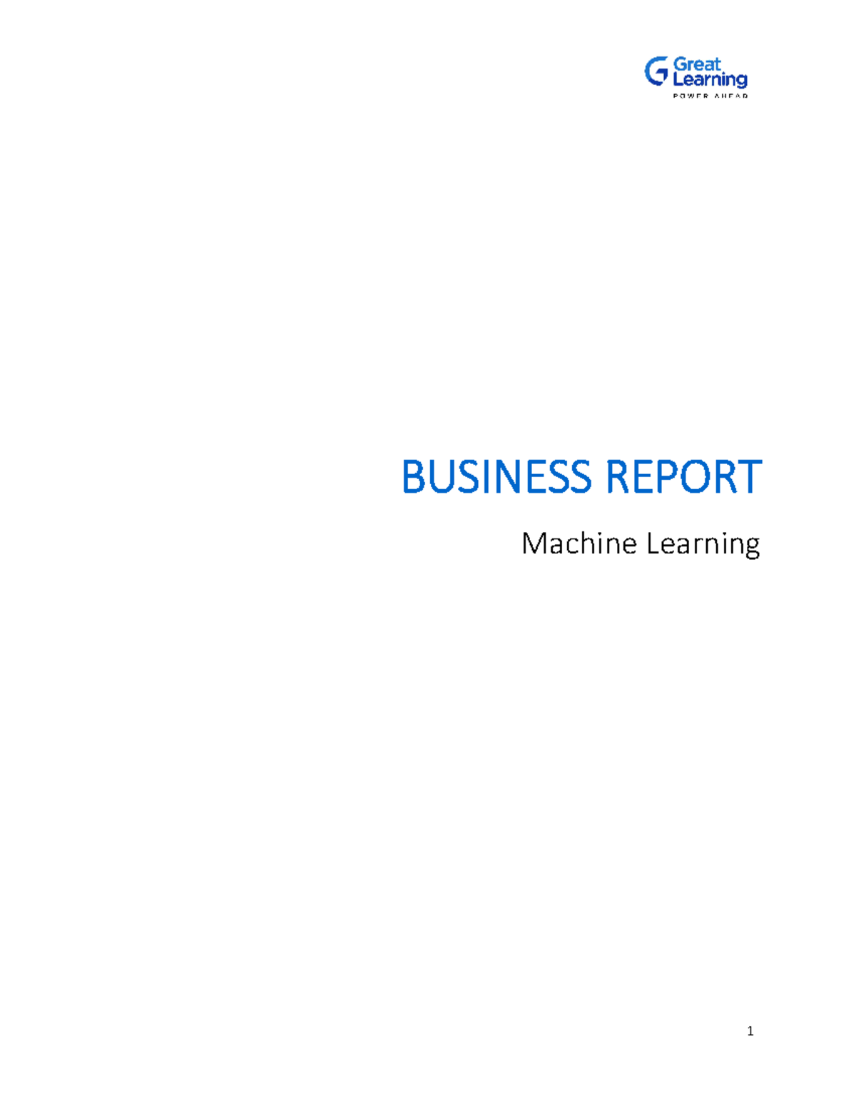 Machinelearning - Machine learning - BUSINESS REPORT Machine Learning ...