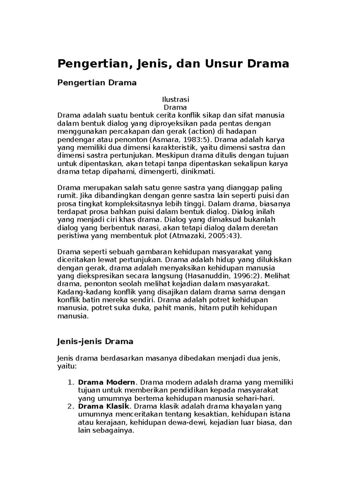 Ppt TM 2, Tambahan, Pengertian, Jenis, Dan Unsur Drama - Pengertian ...