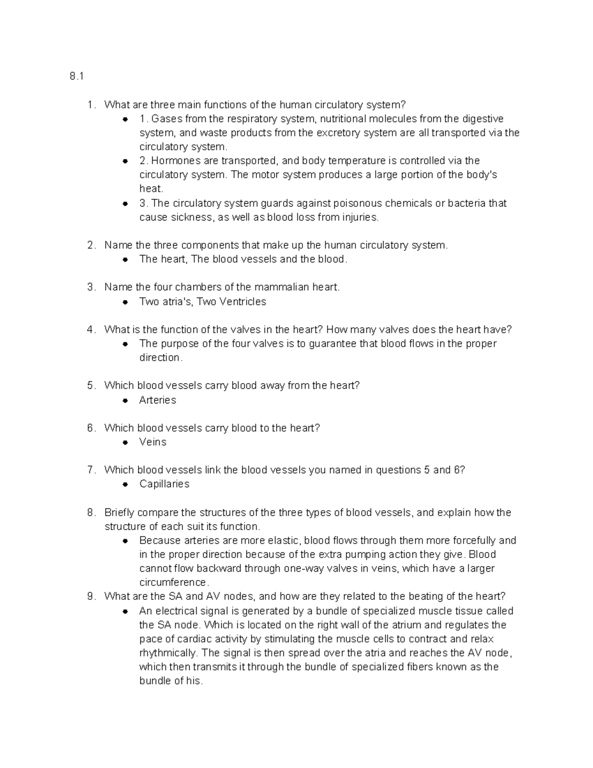 Chapter 8 readings - homework - 8. What are three main functions of the ...