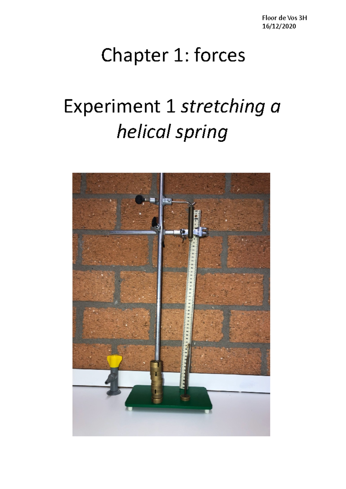 helical spring experiment lab manual pdf