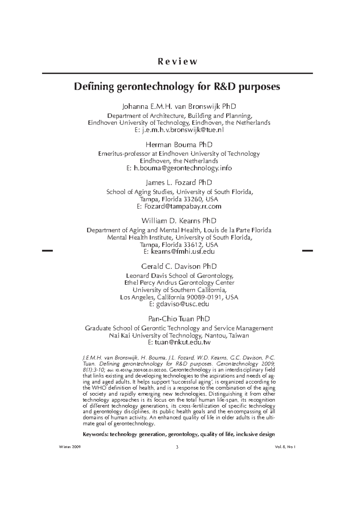 defining-gerontechnology-for-r-and-d-pur-r-e-v-i-e-w-johanna-e-m-van