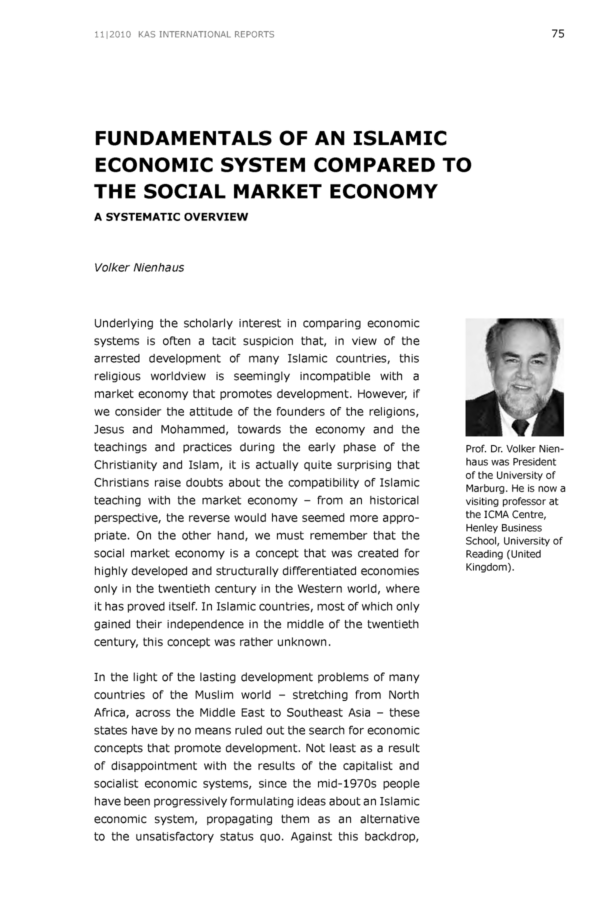 essay on islamic economic system