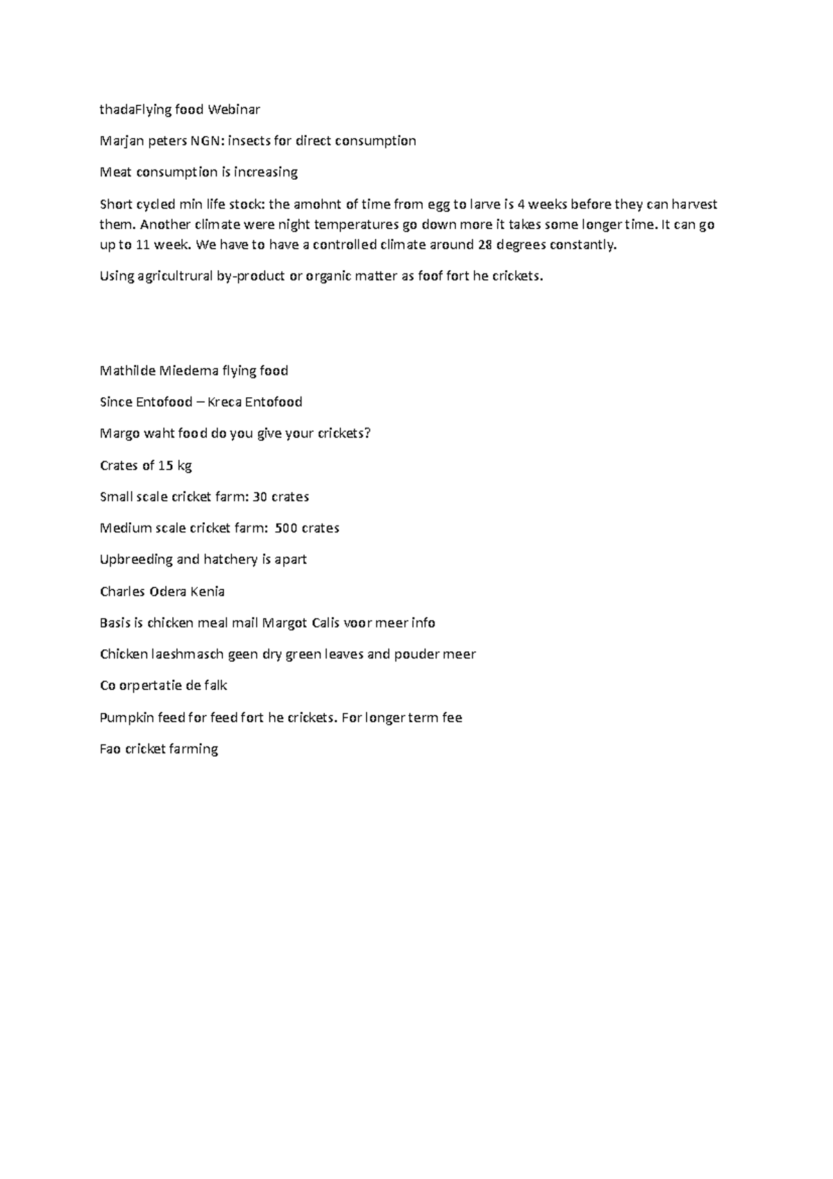 Flying food webinar thadaFlying food inar Marjan peters NGN