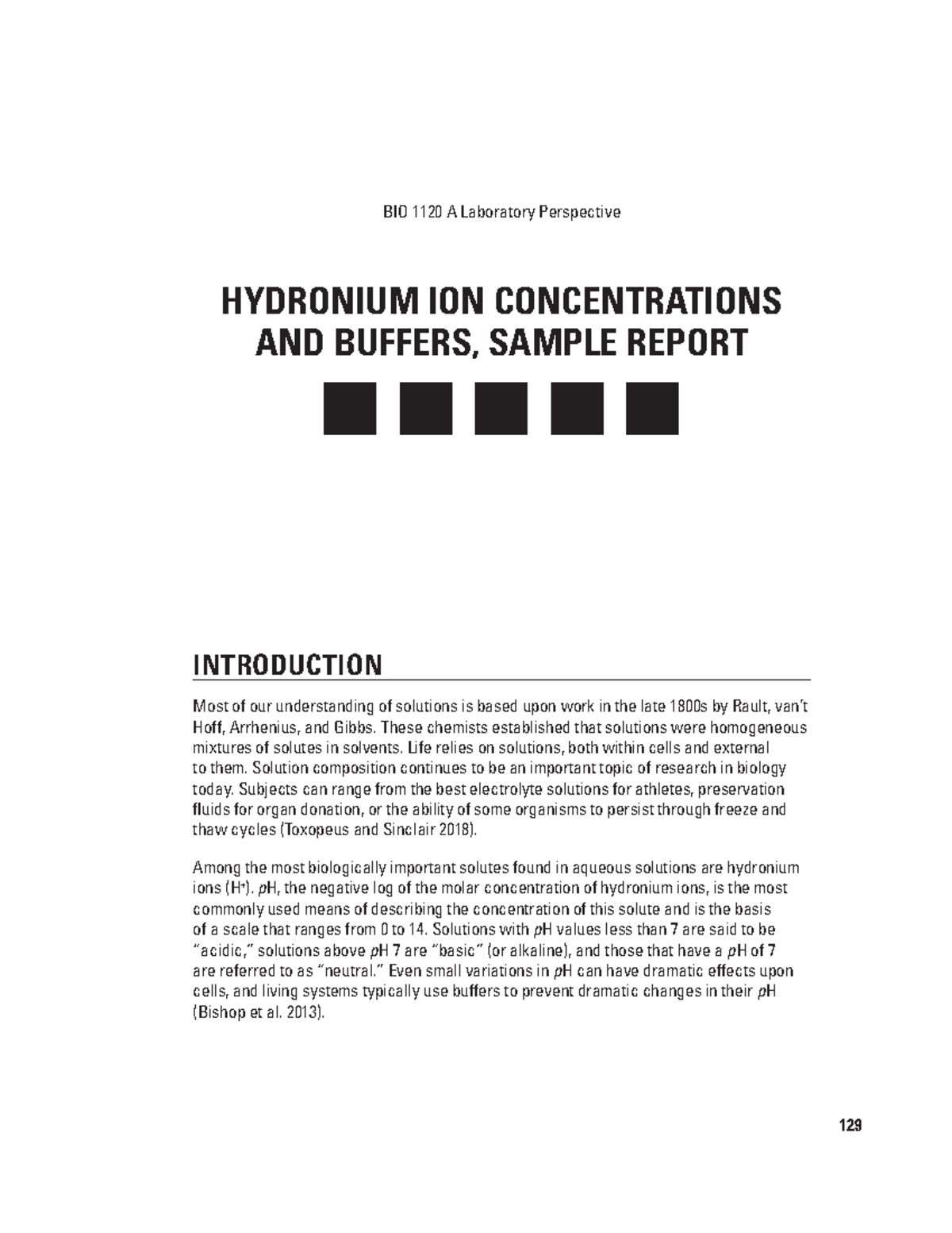 Lab Report Example Experiment 1 - INTRODUCTION Most of our ...
