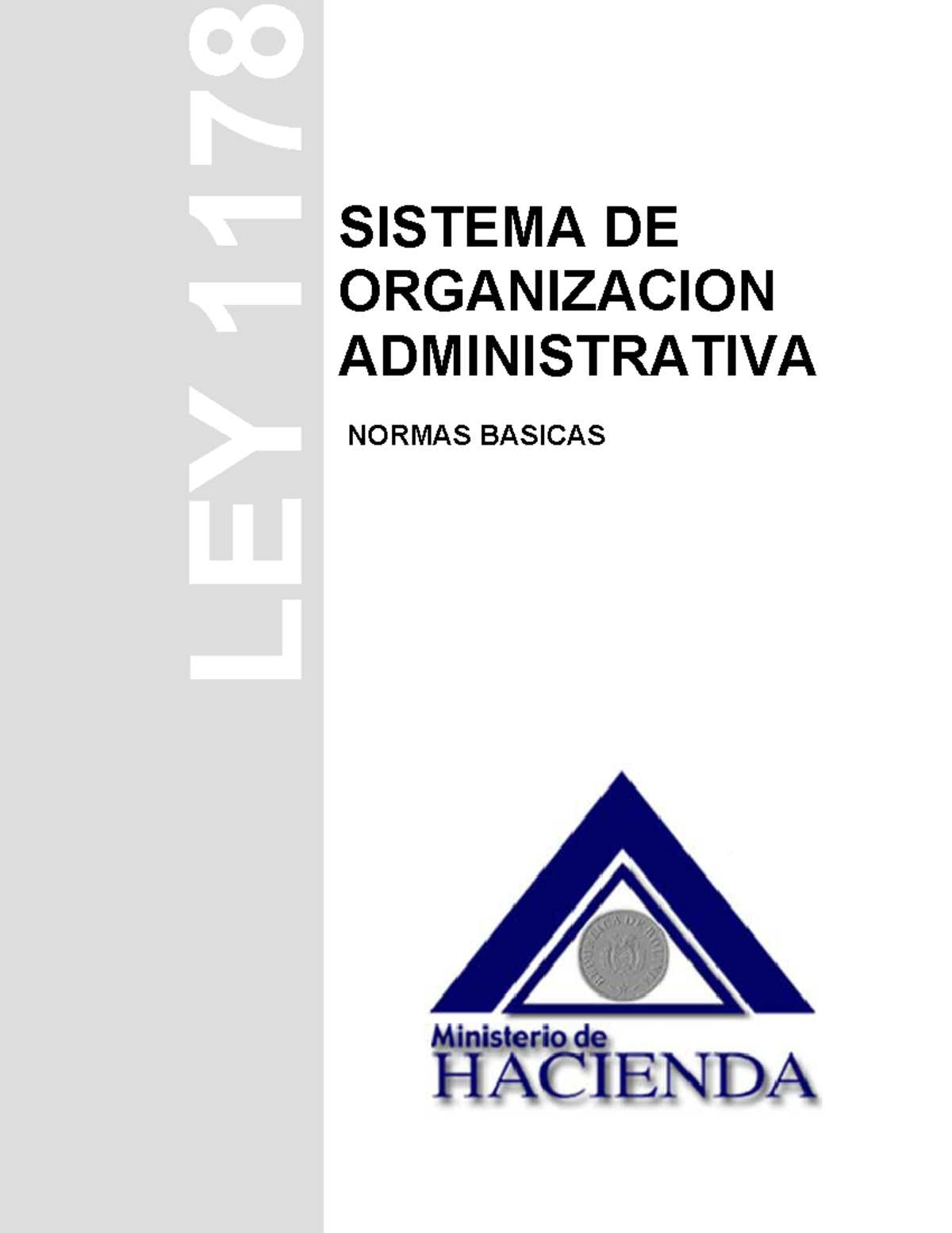 Normas Basicas DEL SOA - Sistema De Organización Administrativa ...