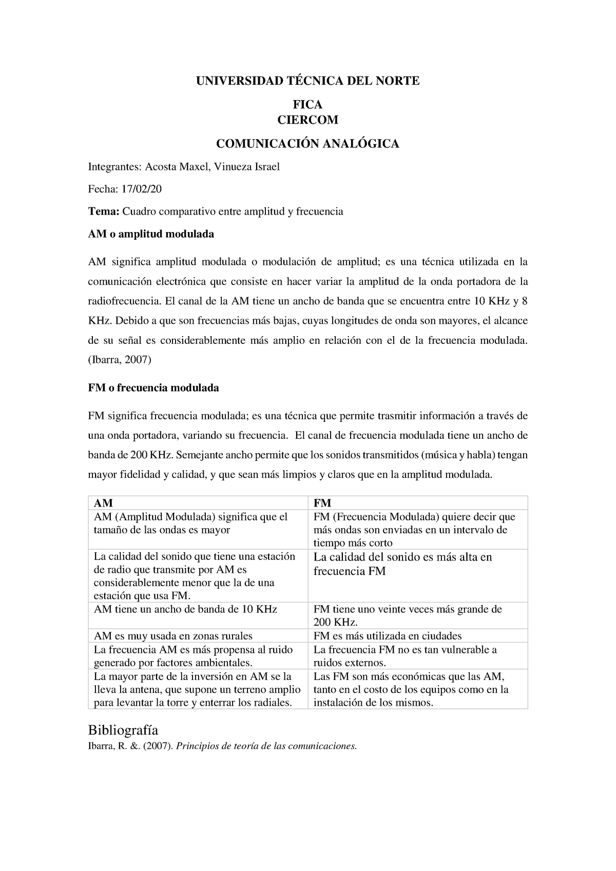 Cuadro Comparativo Lecture Notes 1 Universidad TÉcnica Del Norte Fica Ciercom ComunicaciÓn 6801