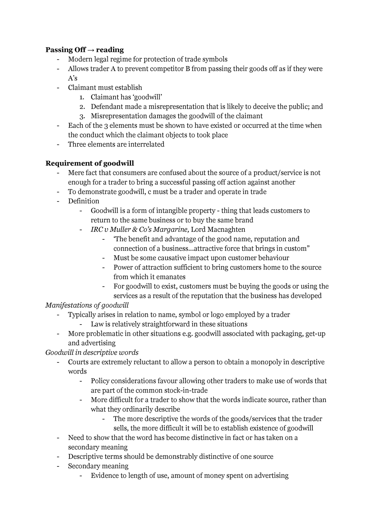 passing-off-tutorial-notes-passing-off-reading-modern-legal