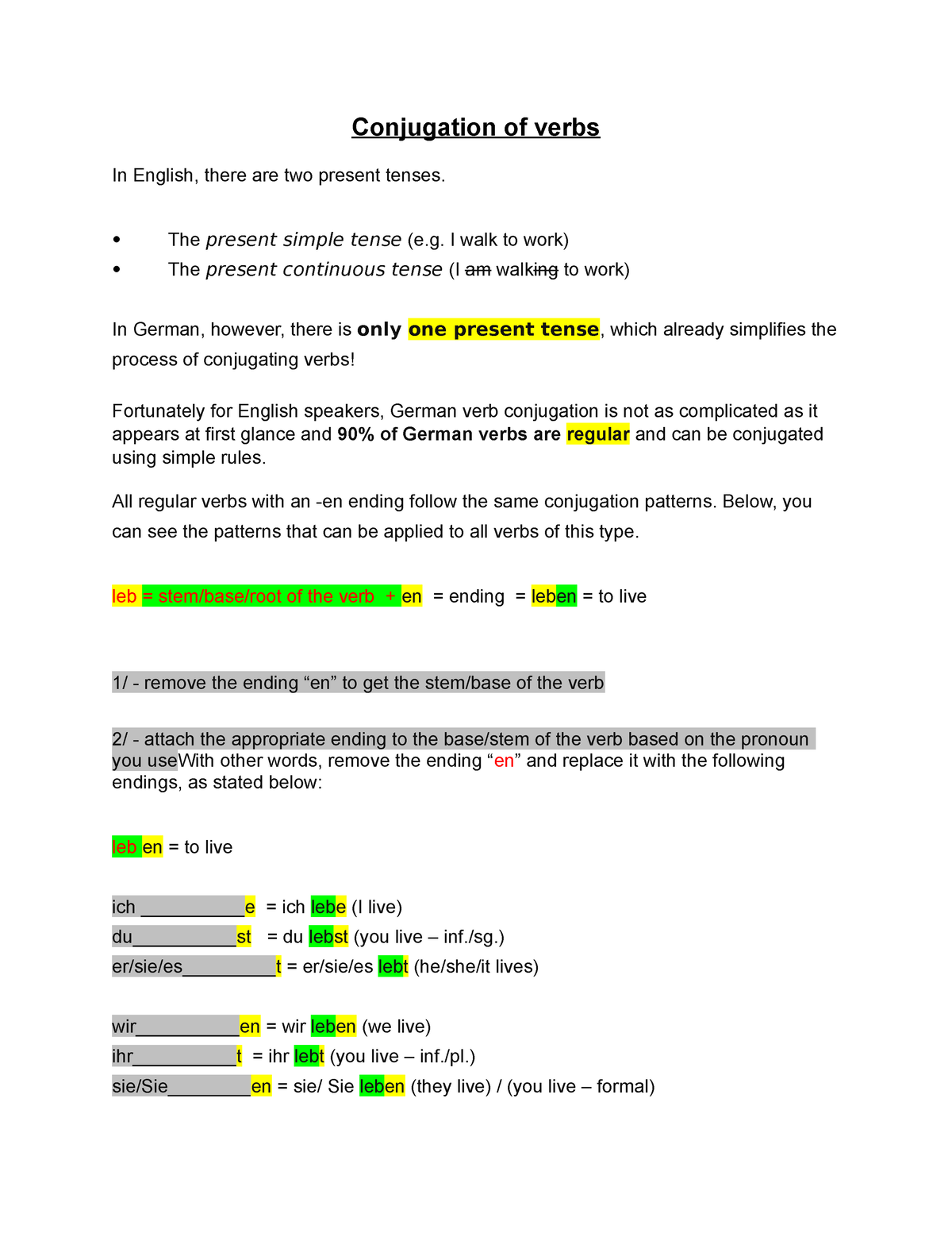 conjugation-of-verbs-the-present-simple-tense-e-i-walk-to-work-the