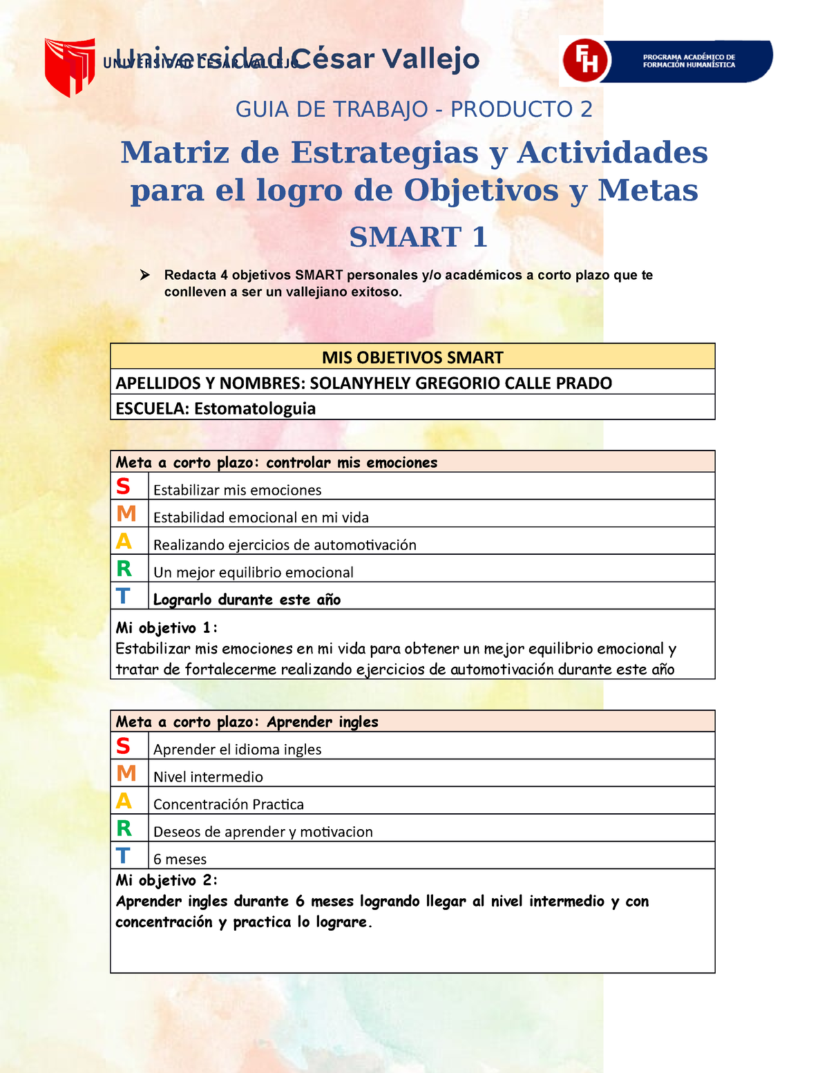 2 Matriz Smart Solanyhely Calle Prado GUIA DE TRABAJO PRODUCTO 2