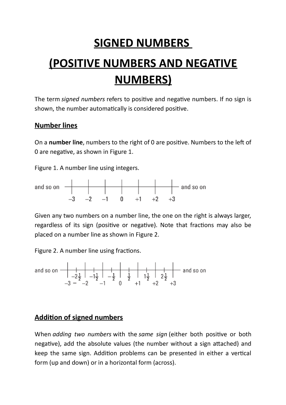 signed-numbers-signed-numbers-positive-numbers-and-negative-numbers