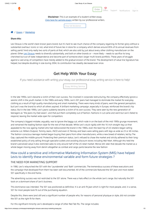 Analysis of Amazon - / Essays / Marketing Disclaimer: This is an ...