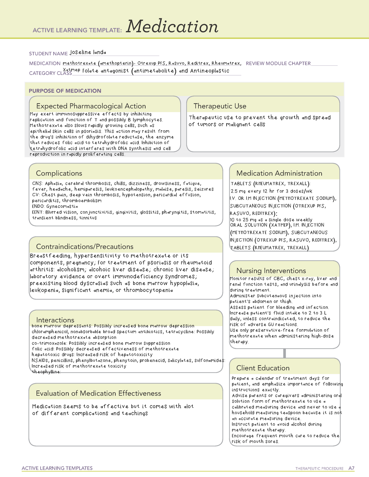 methotrexate-med-map-active-learning-templates-therapeutic