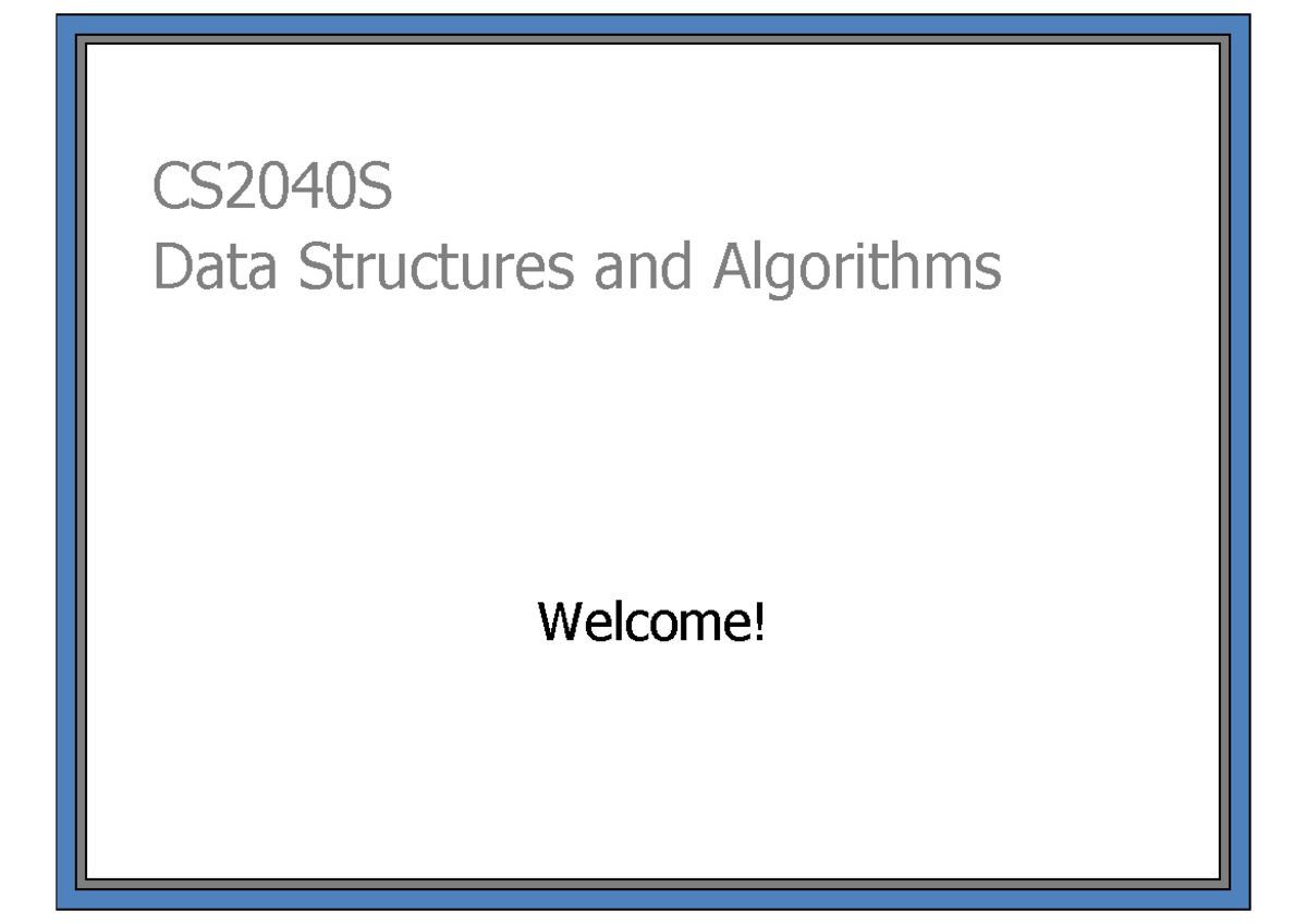 06.Sorting B.Merge Sort - CS2040S Data Structures and Algorithms ...