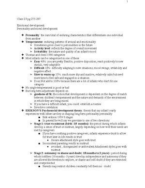 PSYC 160 Final Study Guide Part 4 - gender typicality: how typical do I ...