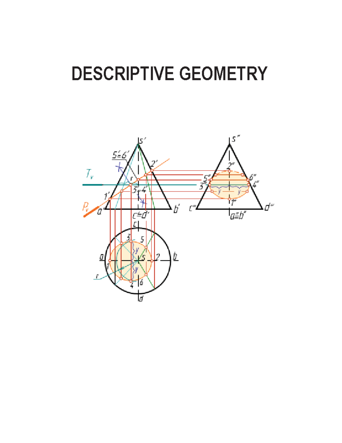 Descriptive lecture - DESCRIPTIVE GEOMETRY DESCRIPTIVE GEOMETRY ...