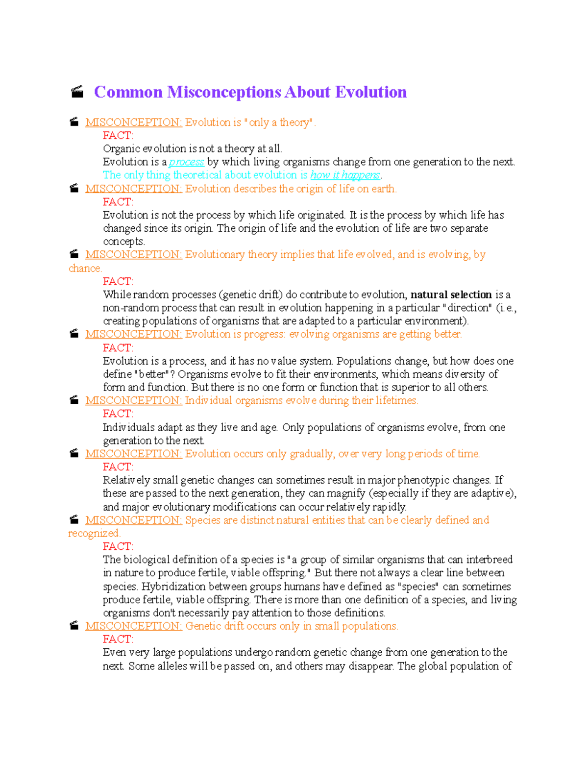 Lecture 1 - why study evolution and biodiversity - Common ...