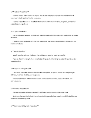 Waves note for student - Types of Waves: Waves are classified into two ...