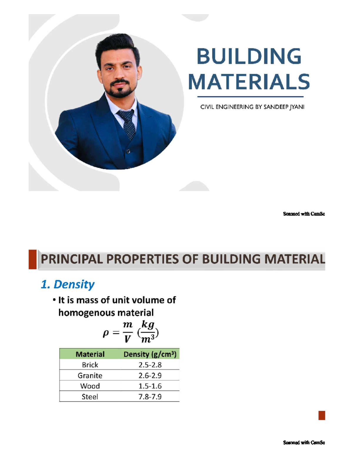 Building Materials - Civil Engineering - Studocu