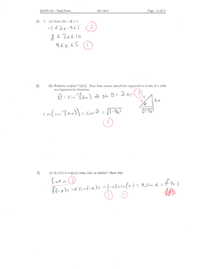 1.2 slope of a tangent - Math 127 - UWaterloo - Studocu