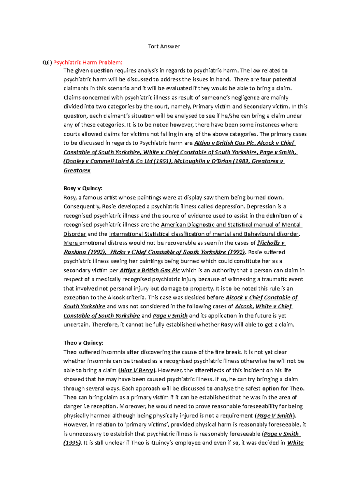 psychiatric-illness-duty-of-care-attempt-tort-answer-q6