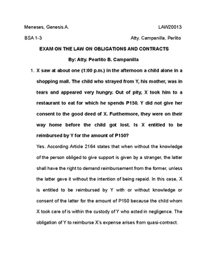 Chapter 2 Nature And Effects Of Obligation The Law On Obligations And Contracts Chapter 2 Chapter 2 Nature And Effects Of Obligation The Law On Obligations And Contracts Chapter 2
