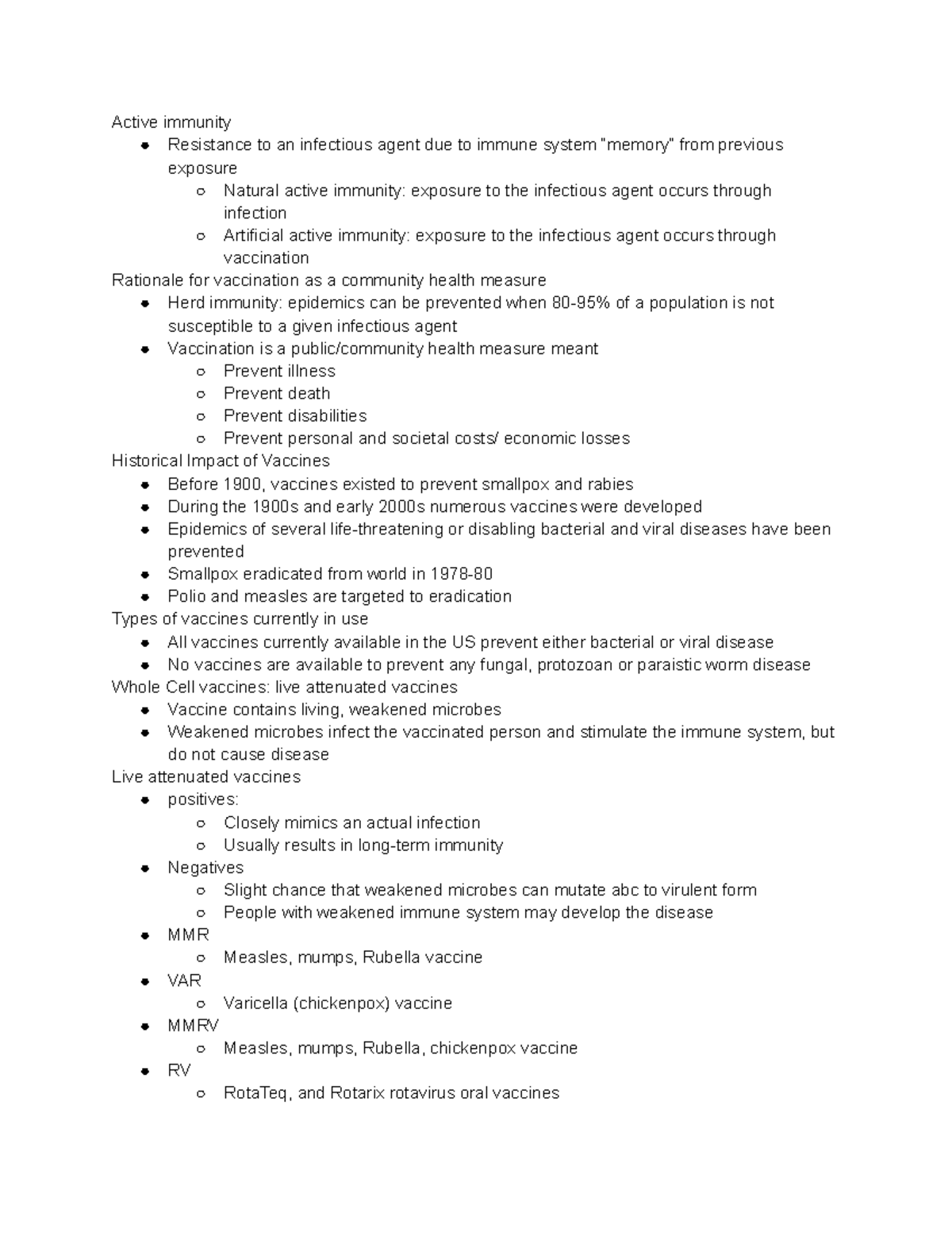 Vaccination primary prevention of infectious disease - Active immunity ...