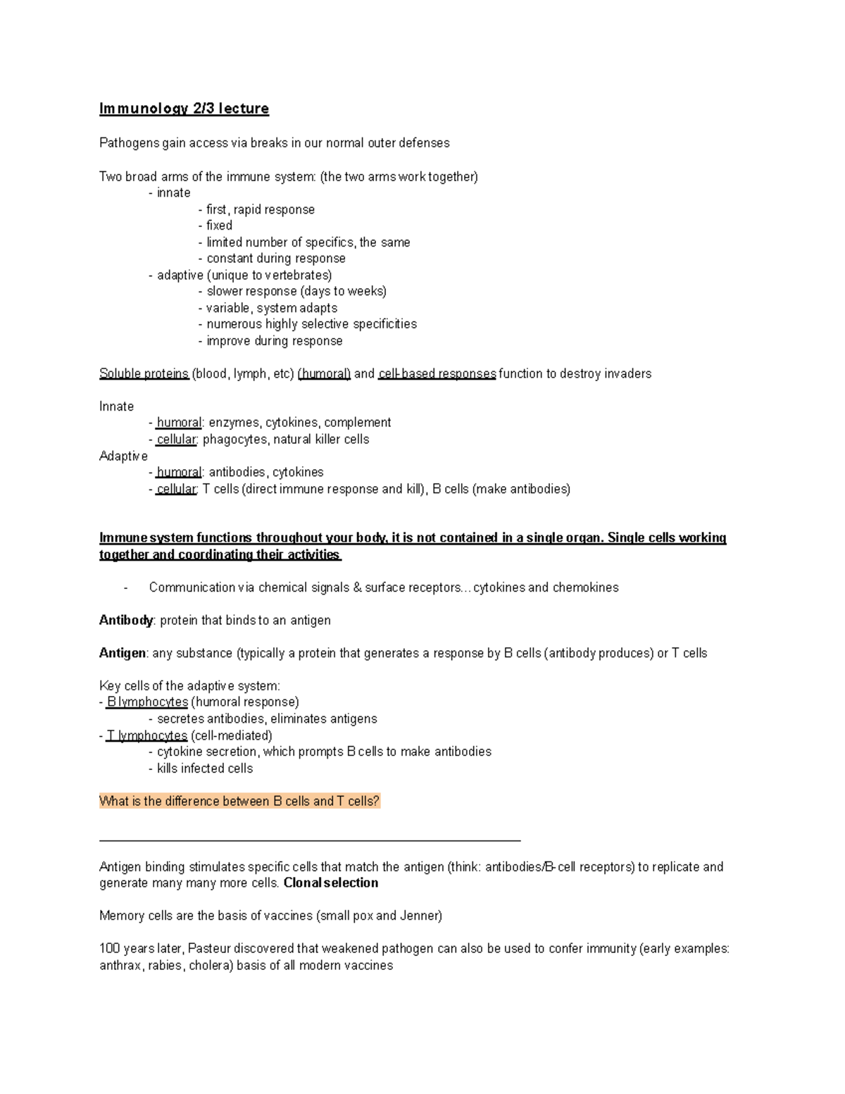 immunology-notes-immunology-2-3-lecture-pathogens-gain-access-via-breaks-in-our-normal-outer