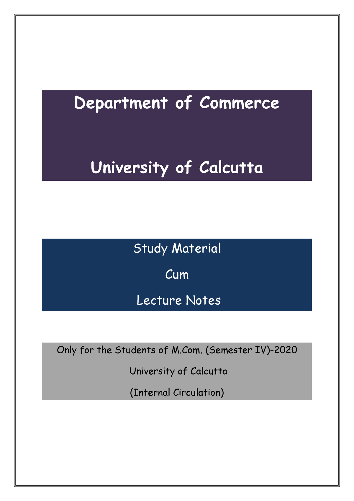 business research methods course outline