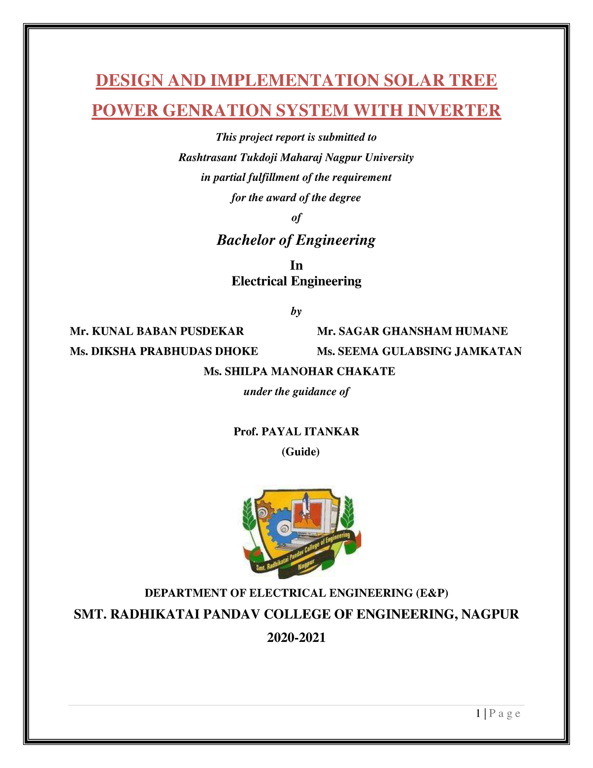 thesis statement on solar power